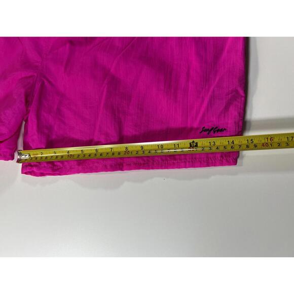 Vintage Pink Swim Shorts with Multicolour Patterned M - Picture 8 of 11